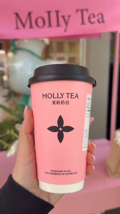 Molly Tea - Pink pink pink! - Bubble Tea Near Me - Cupertino, California