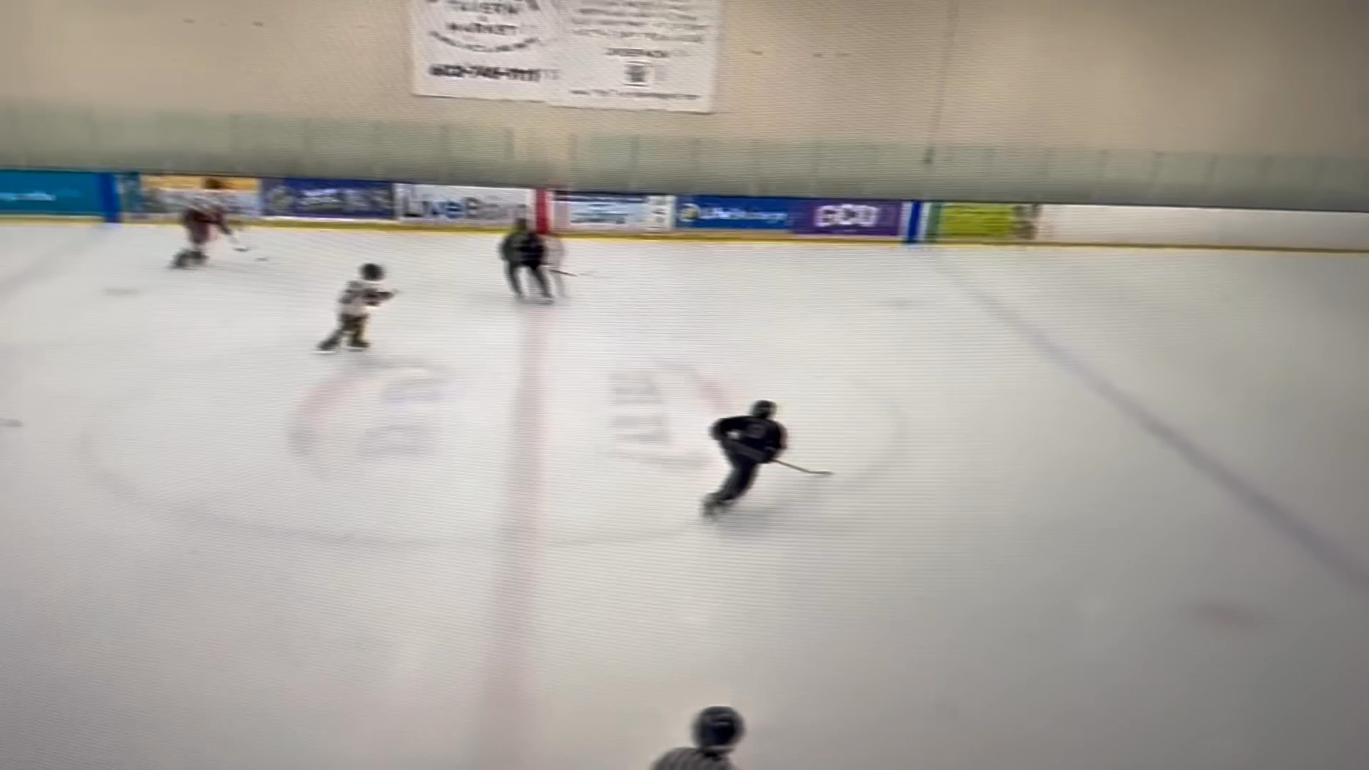 Christian Tews Delivers a Big Hit for Arizona Hockey Union White 14U A