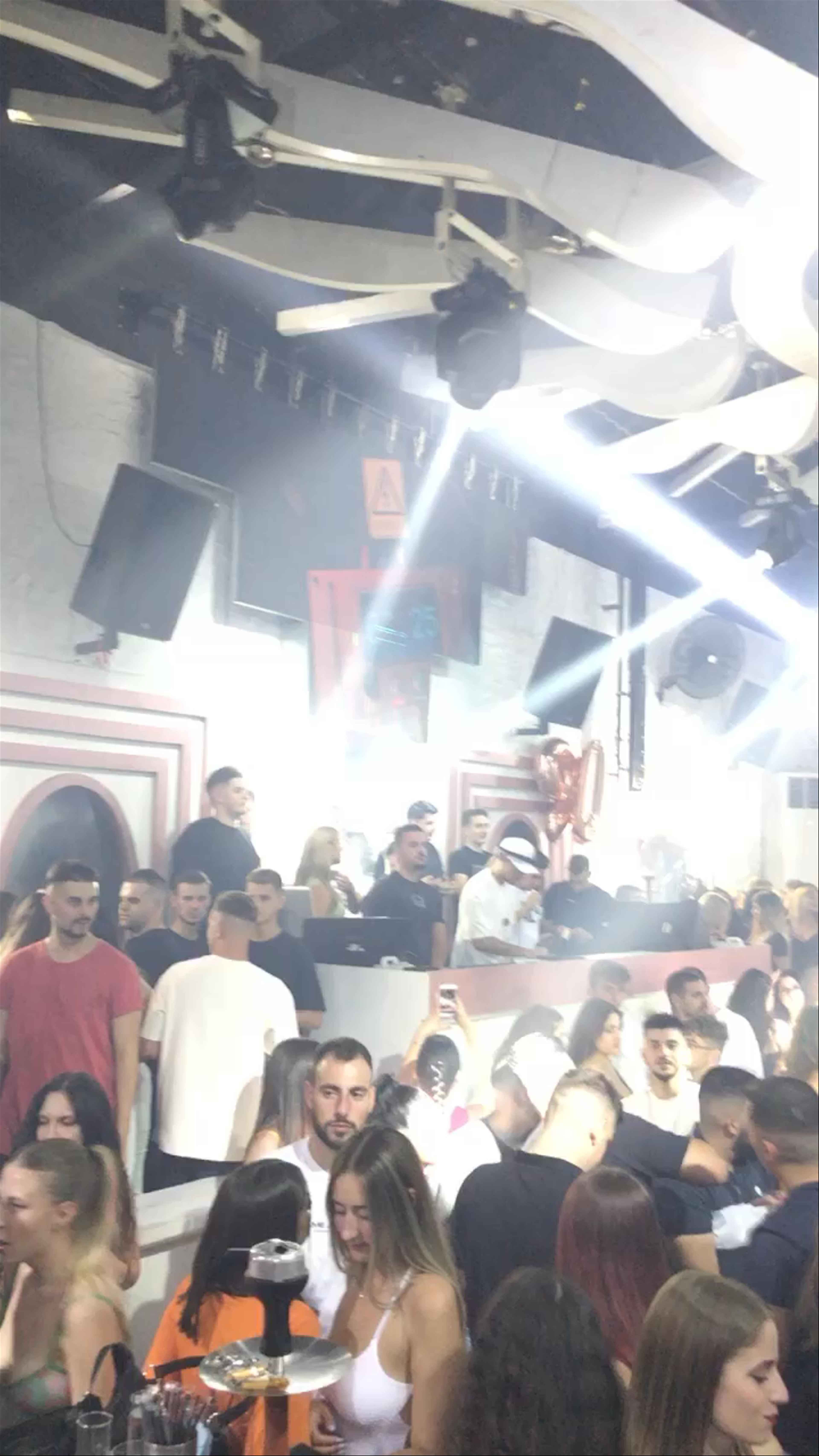 Vibrant Nightlife at White Palaia Club, Volos Greece