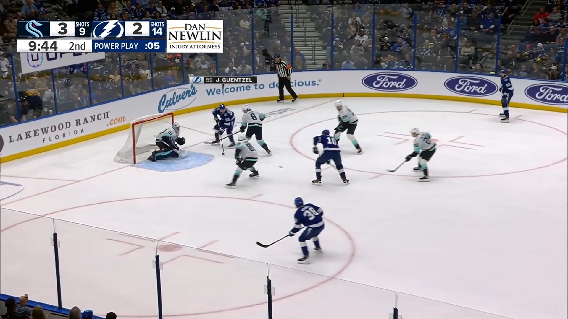 Perry returns from a cross-check to score the 3-3 tying goal · Mar 26, 2026