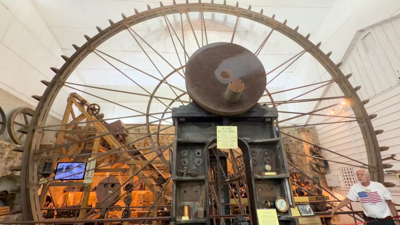 North Star Mining Museum - 30-foot pelton wheel - Museums Near Me - Grass Valley, California