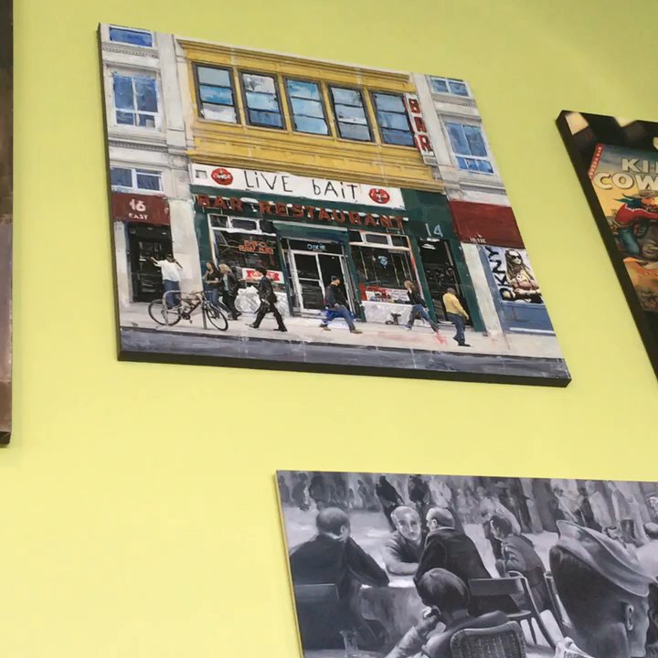 J. Christopher's - Paintings on the wall. - Breakfast & Brunch Near Me - Dacula, Georgia