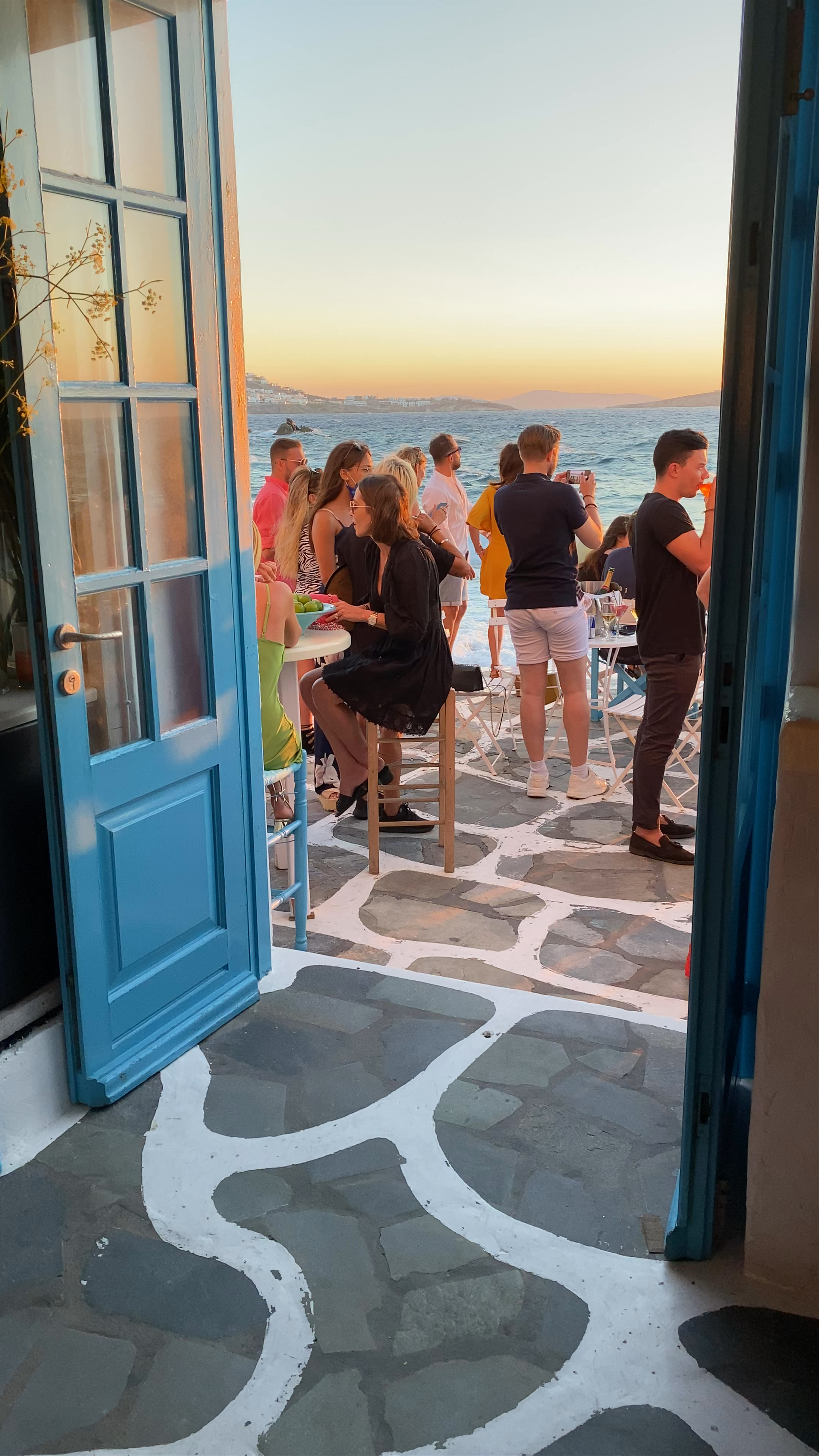 Sunset Vibes at Negrita Bar, Mykonos