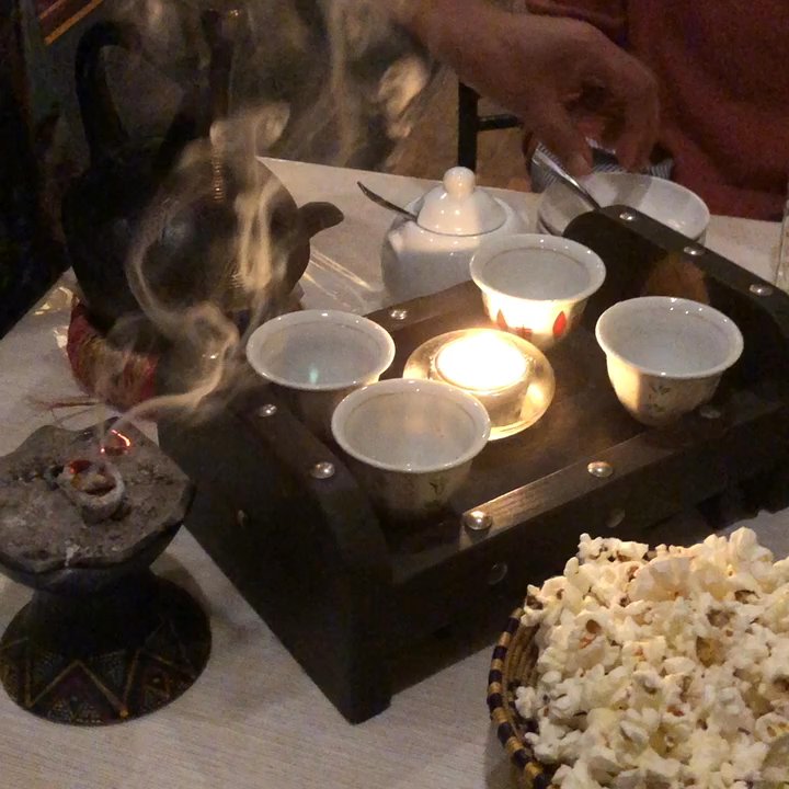 African Palace - She served us the most homey tasting food and coffee and popcorn with our coffee ceremony #Blessed - Ethiopian Near Me - Toronto, Ontario