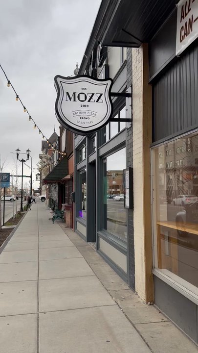 MOZZ Artisan Pizza - Outside of restaurant - Pizza Near Me - Provo, Utah