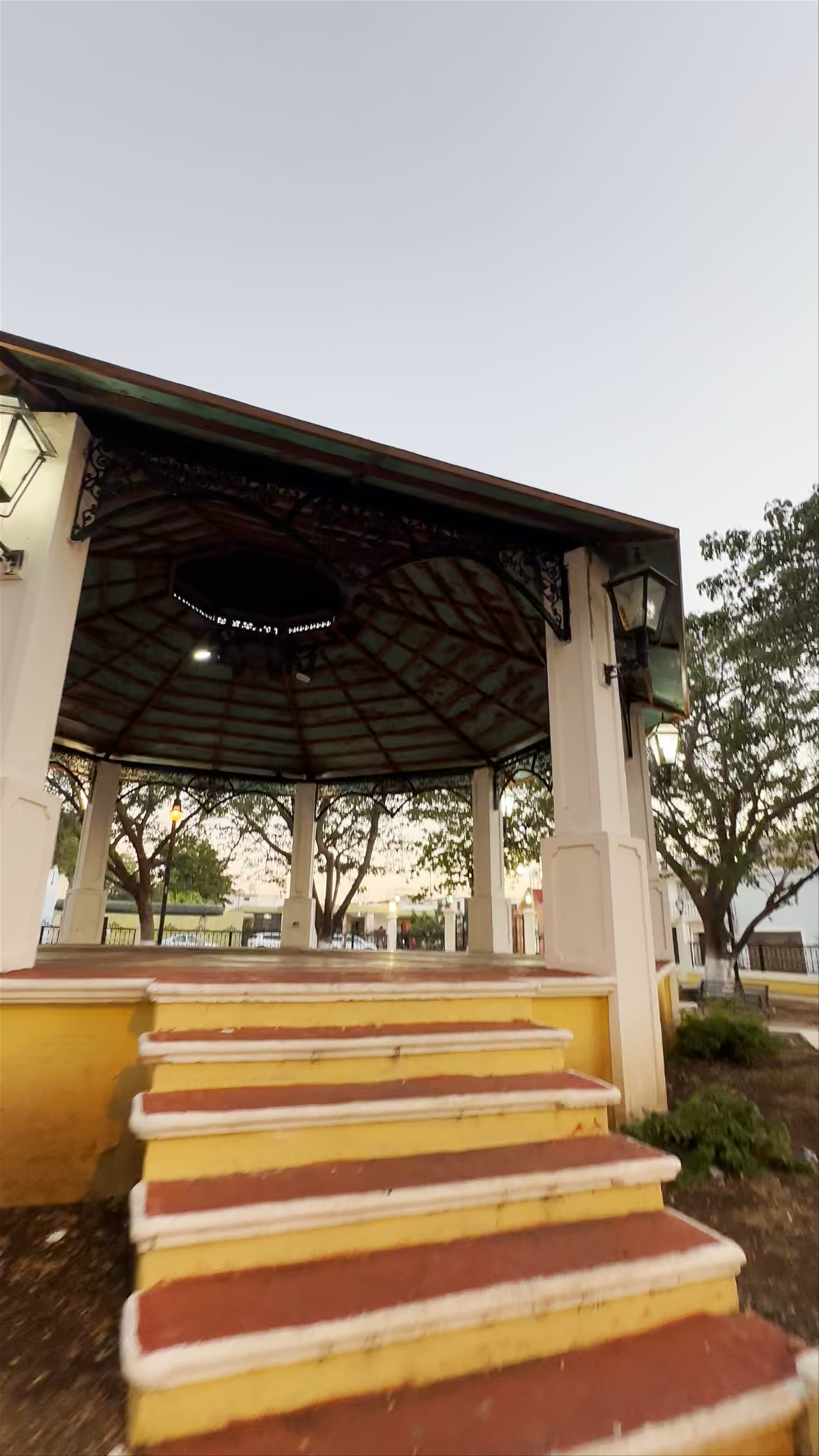 Sunset Serenity at Parque San Román, Campeche