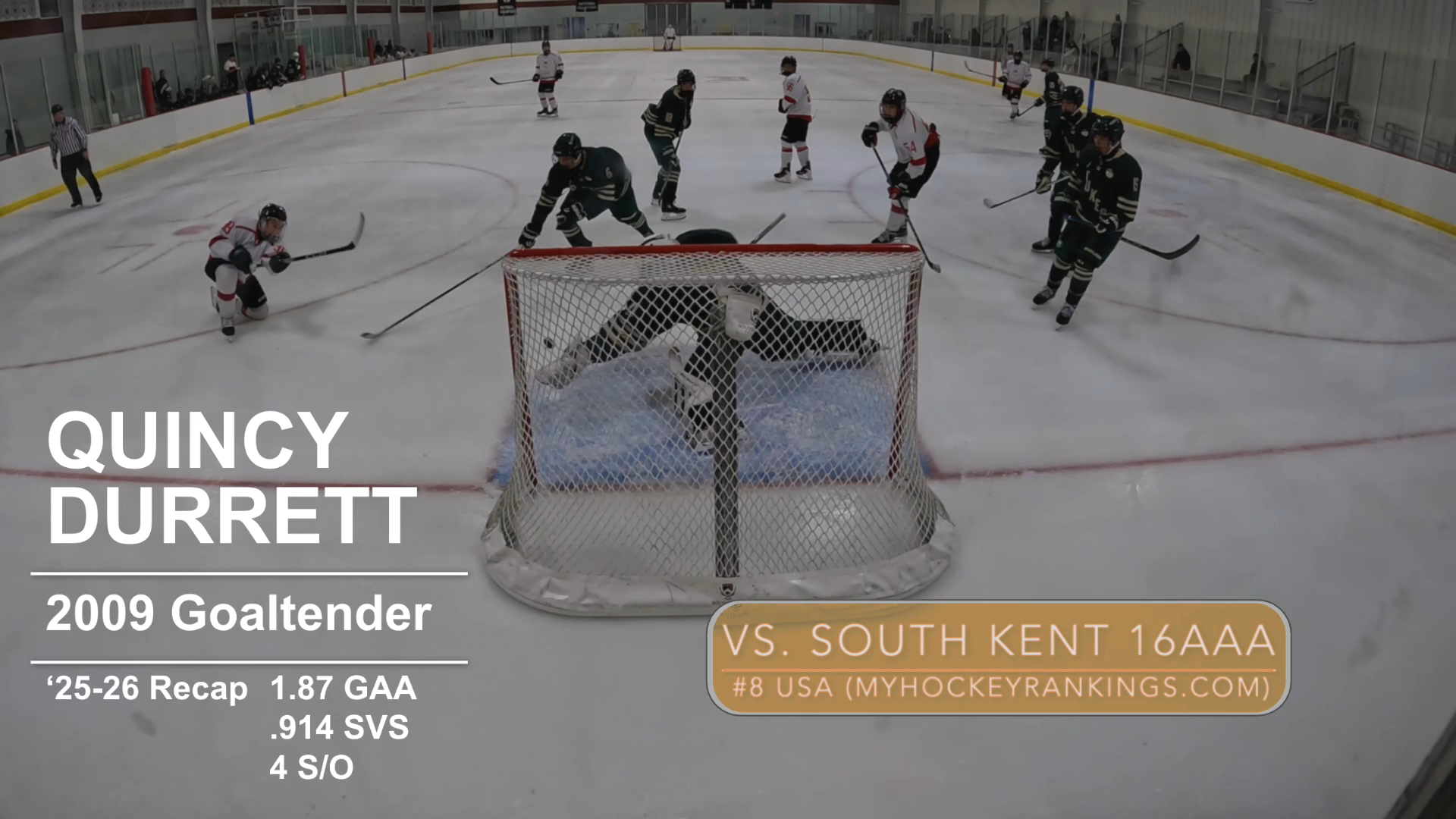 Quincy Durrett (2009): 2 min recap of first half of '25-'26 16AAA season