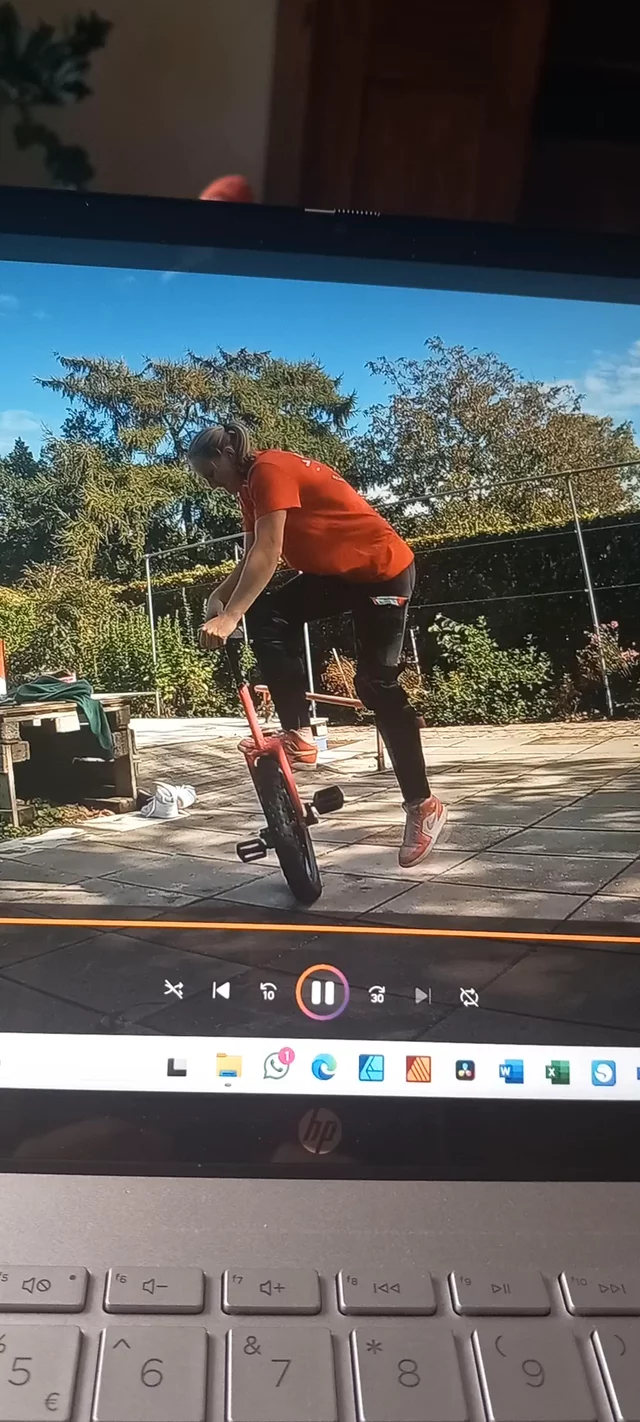 riu submission: Pedalflip on tire