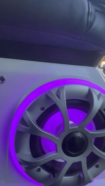 Carlsbad Golf Carts - LED changing speakers that BUMP! - Golf Cart Rentals Near Me - Carlsbad, California