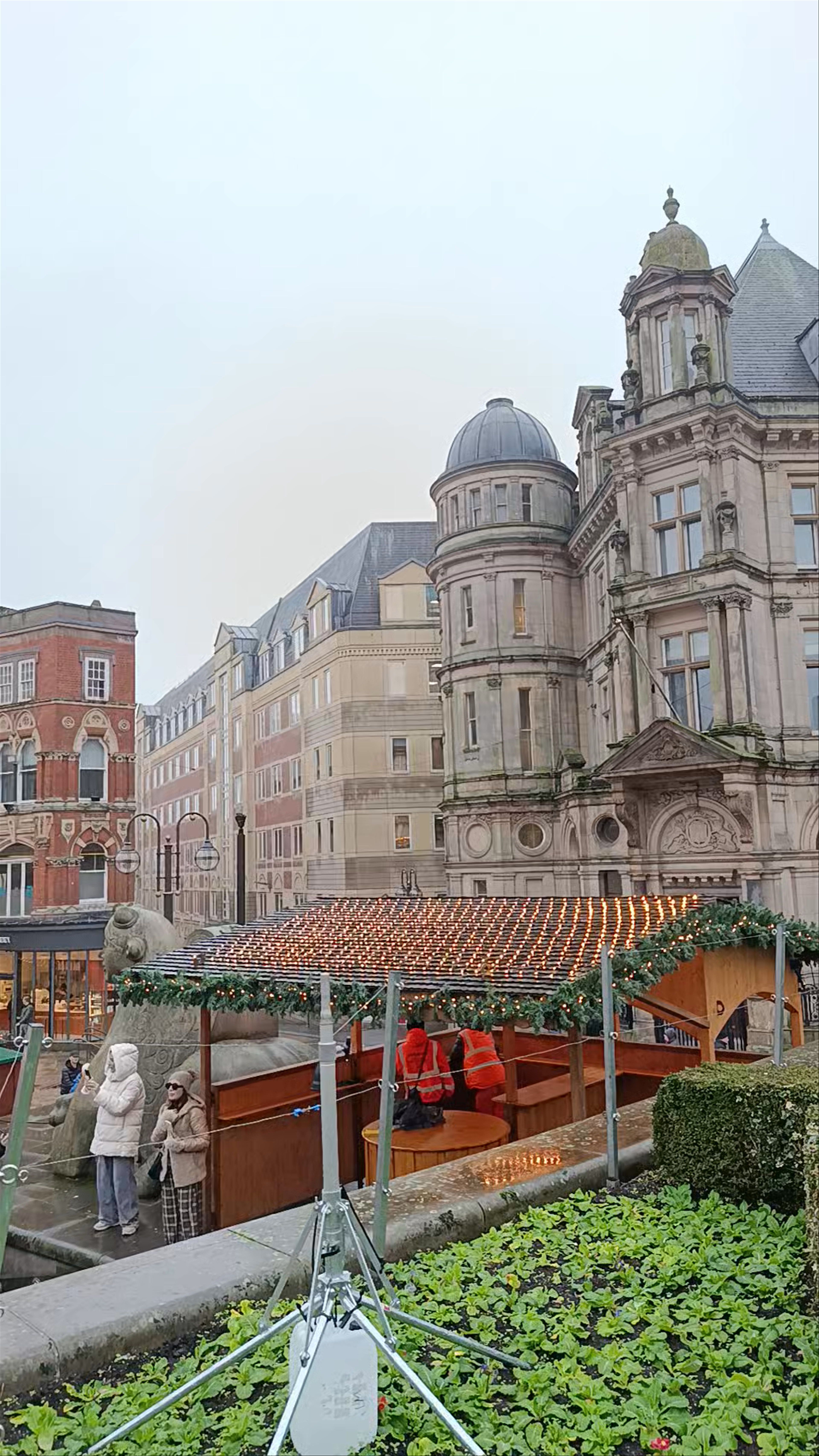 Victoria Square Christmas Market Buzz in Birmingham