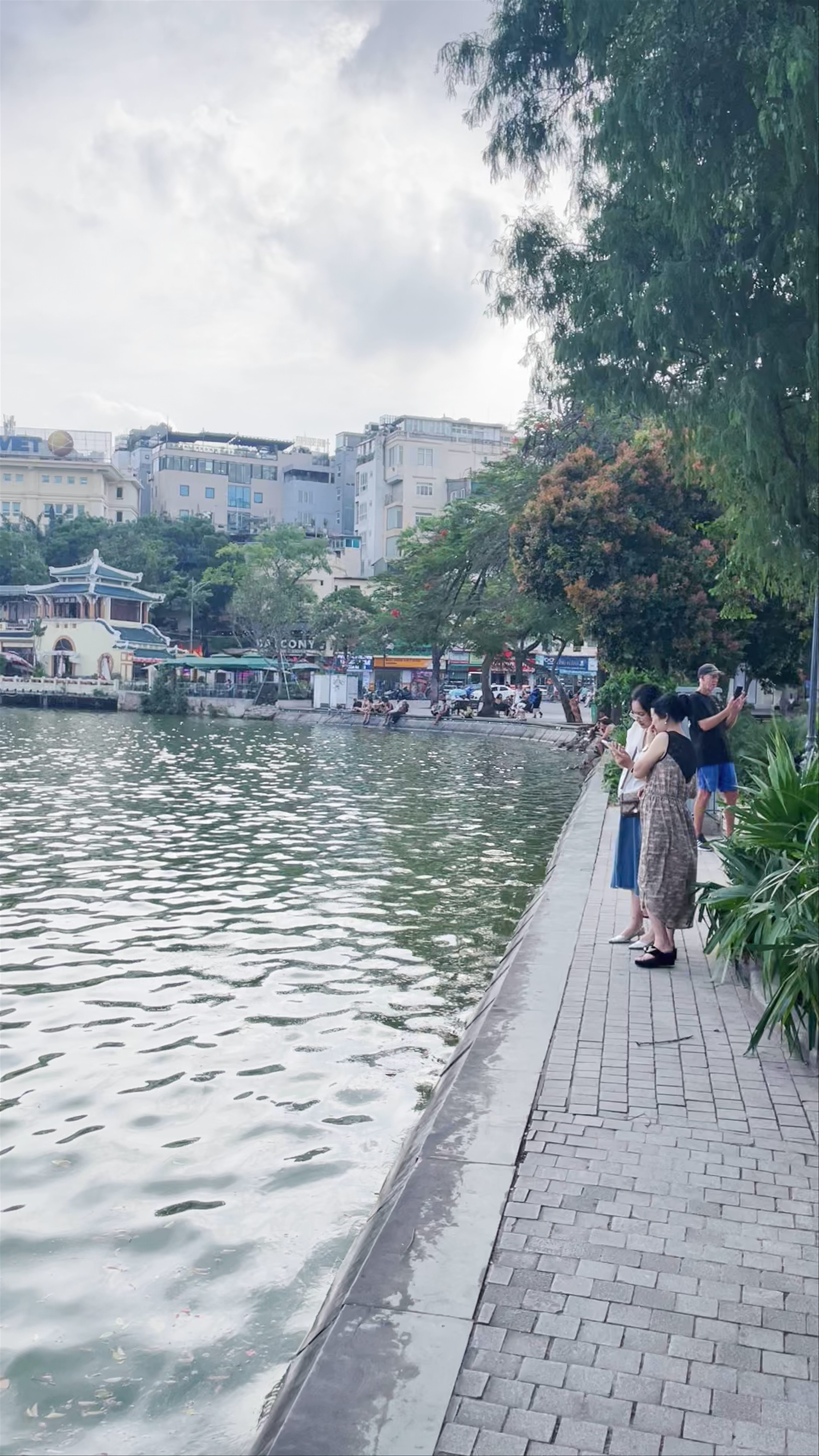 Peaceful Reflections at Hoàn Kiếm Lake, Hanoi