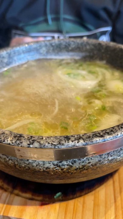 Viet Town - The stone pho bowl comes in sizzlin hot! - Vietnamese Near Me - Madison, Wisconsin