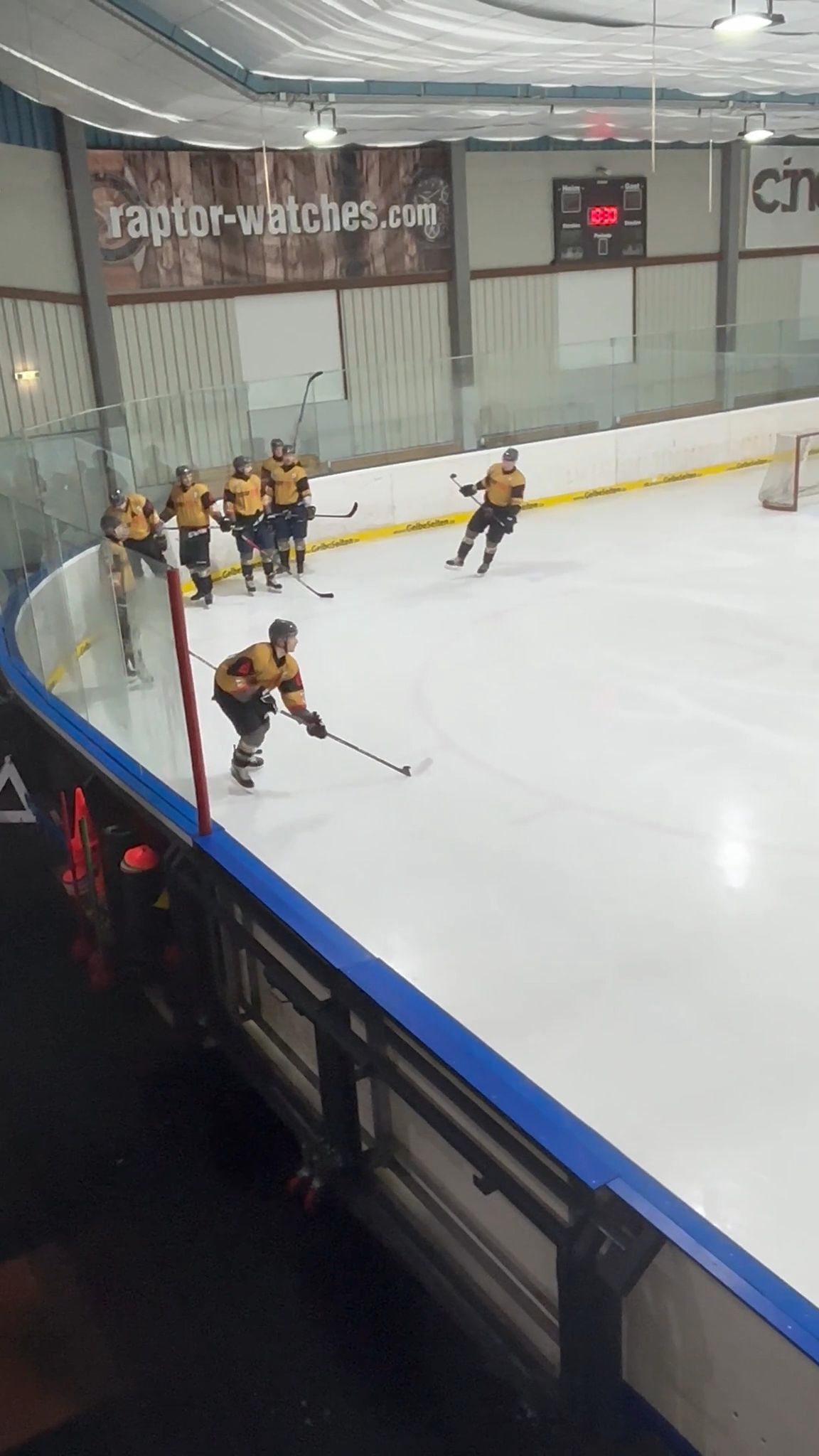 Roberts Saburovs: On-Ice Warmup Highlight with ESC Rheine