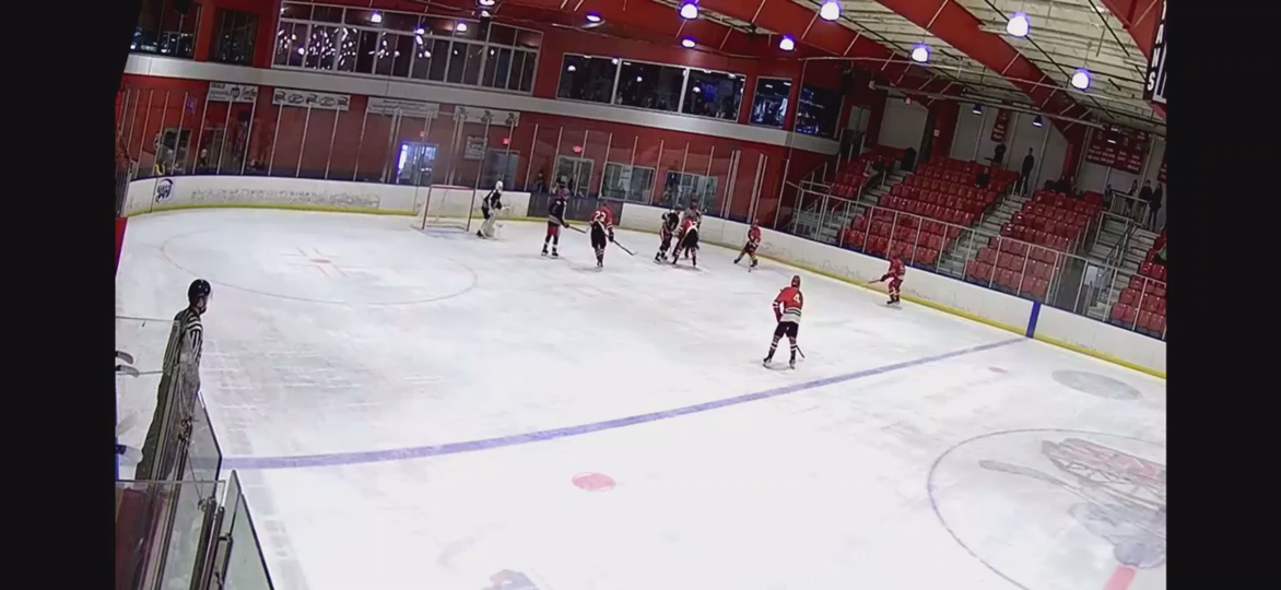 Benjamin Kuhl (#12) 16U NJ Titans:  Primary Assist after faceoff win with several passes