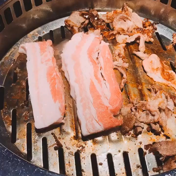 Iron Age Glenview - Thicc slices of samgyupsal - Barbeque Near Me - Glenview, Illinois