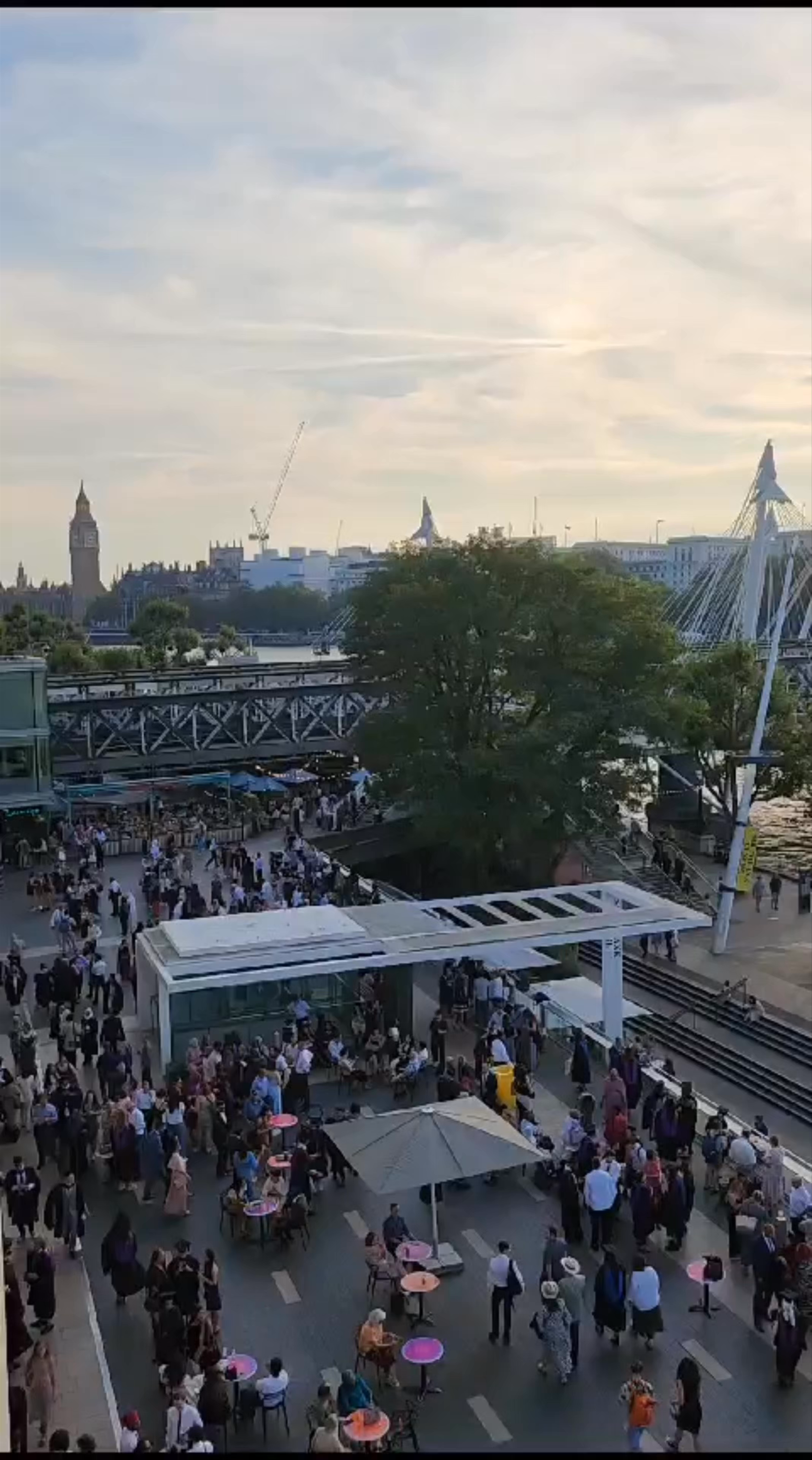 Vibrant Evening at Victoria Embankment Gardens, London