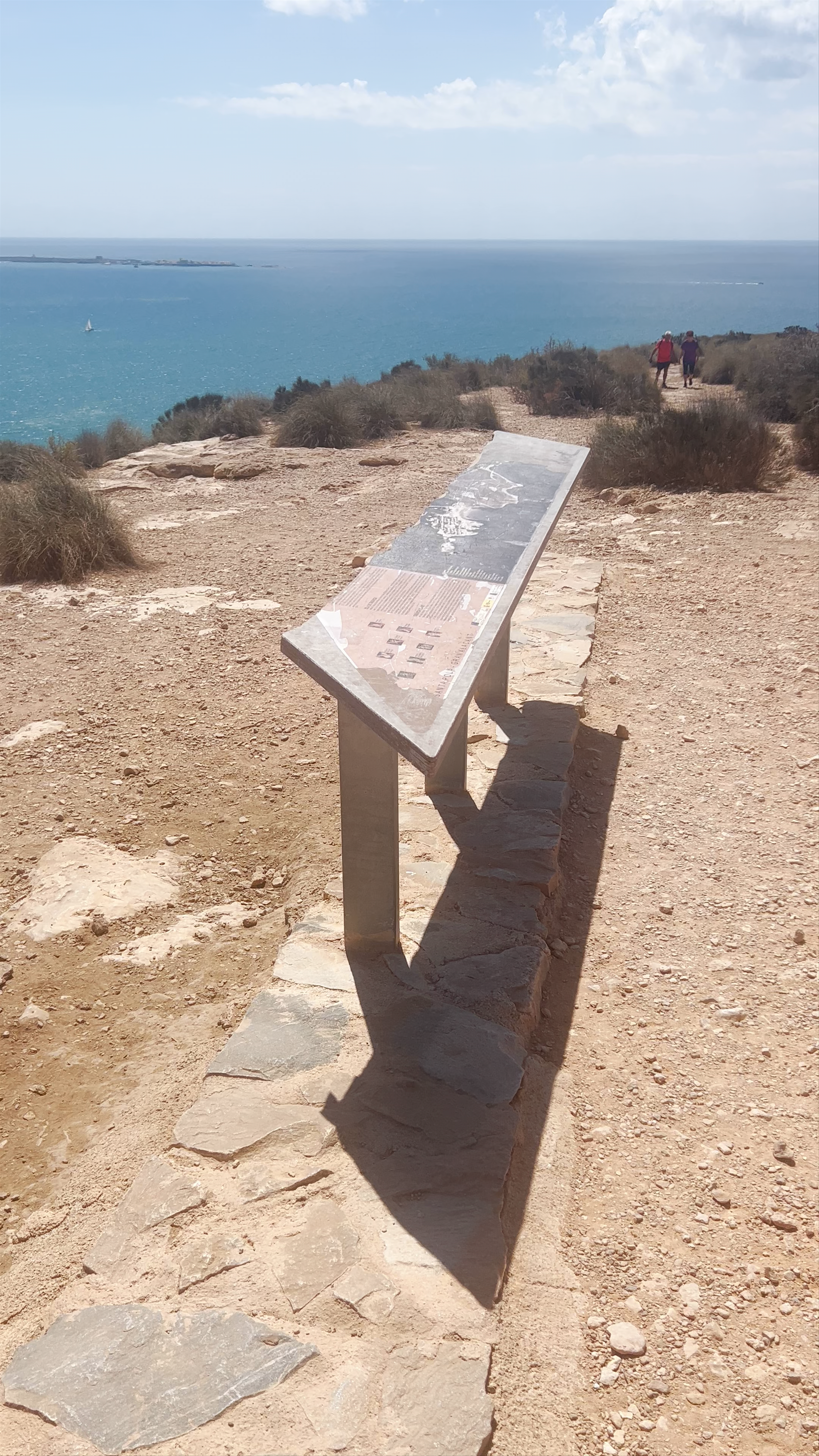Mirador El Faro hacia Tabarca: Breathtaking Coastal Vista in Spain