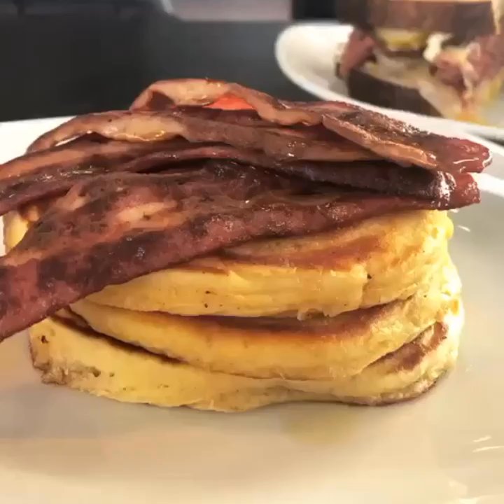 Aldeli - Gluten free Turkey bacon pancakes - Coffee & Tea Near Me - Alderley Edge, CHE