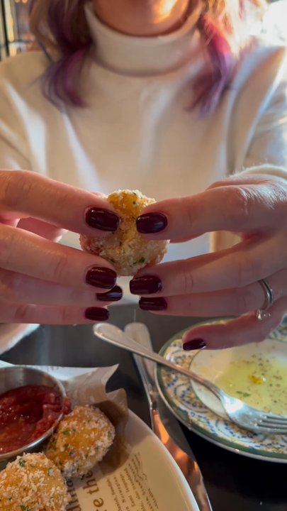 Valentina's - Arancini Cheese Pull - Italian Near Me - Dublin, Ohio
