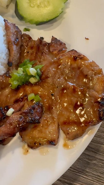 Com Tam Bui - Suon Nuong, thit nuong, tau hu ky (pork chop, grilled pork, & bean curd skin with shrimp paste) - Vietnamese Near Me - Garden Grove, California