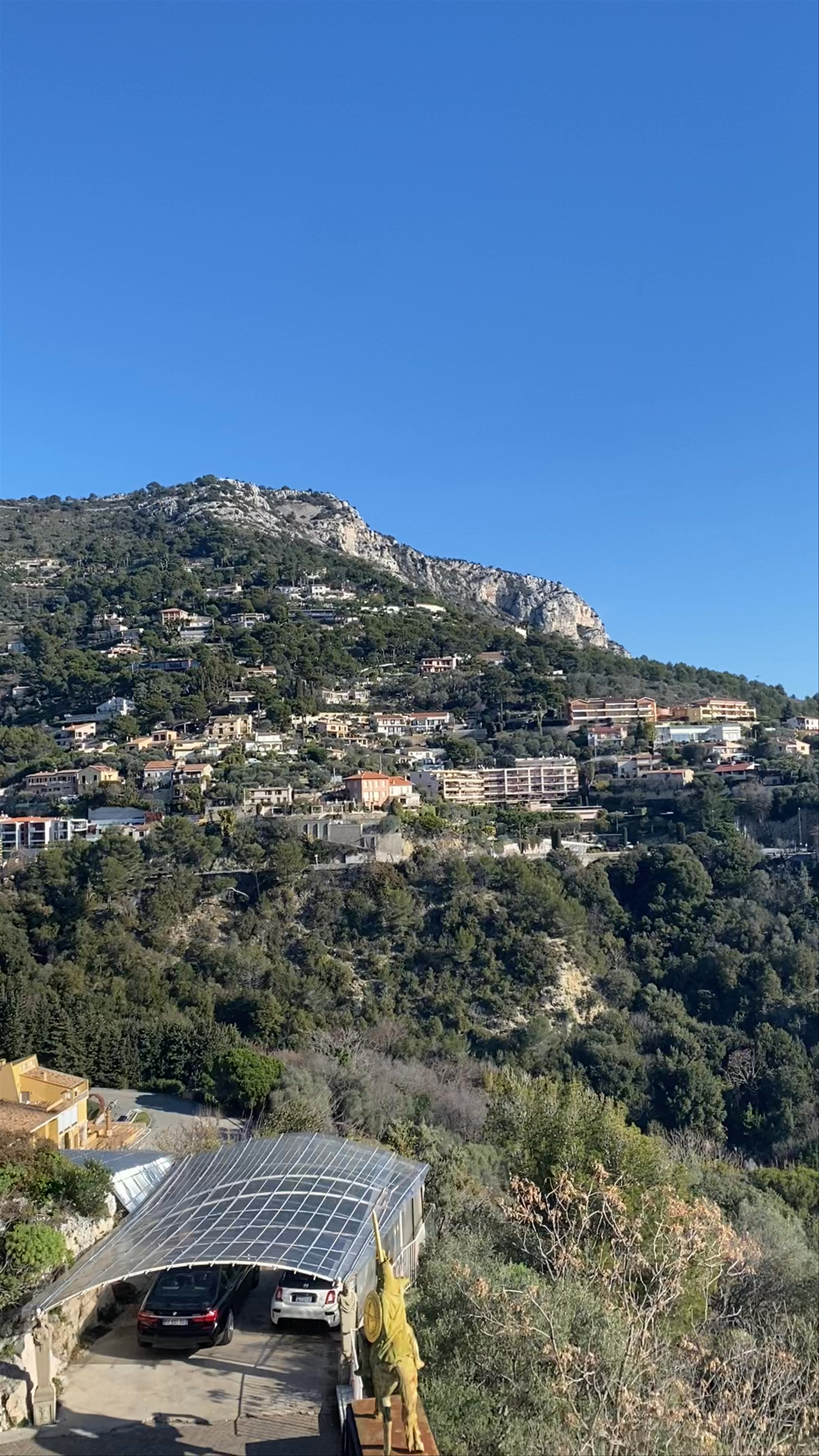 Breathtaking Sea View from Moyenne Corniche, Èze, France