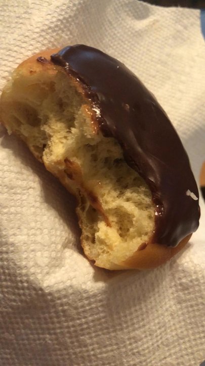 Dunkin' - Boston cream doughnut with no filling. Mint brownie doughnut with a teaspoon of filling. Very disappointed. - Donuts Near Me - Hanford, California