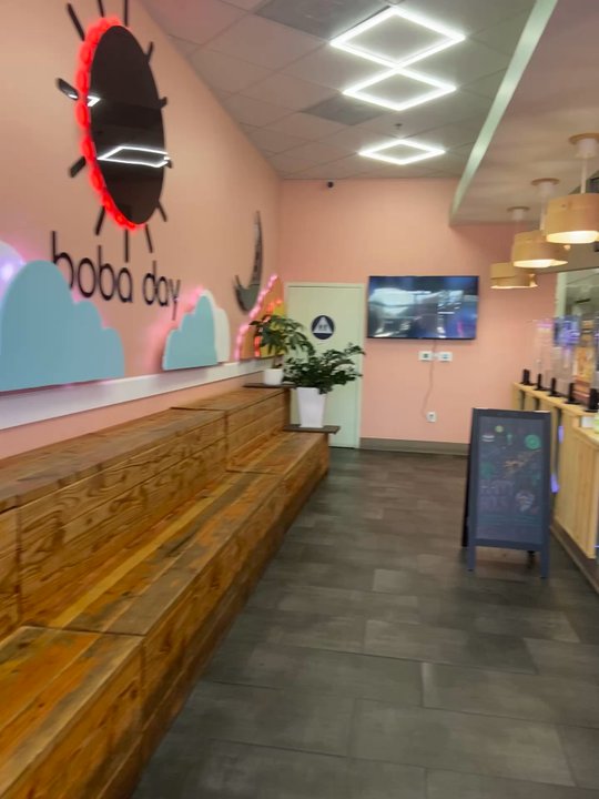 Boba Day - This is what you see when you walk in. It's very cute in here - Bubble Tea Near Me - Long Beach, California