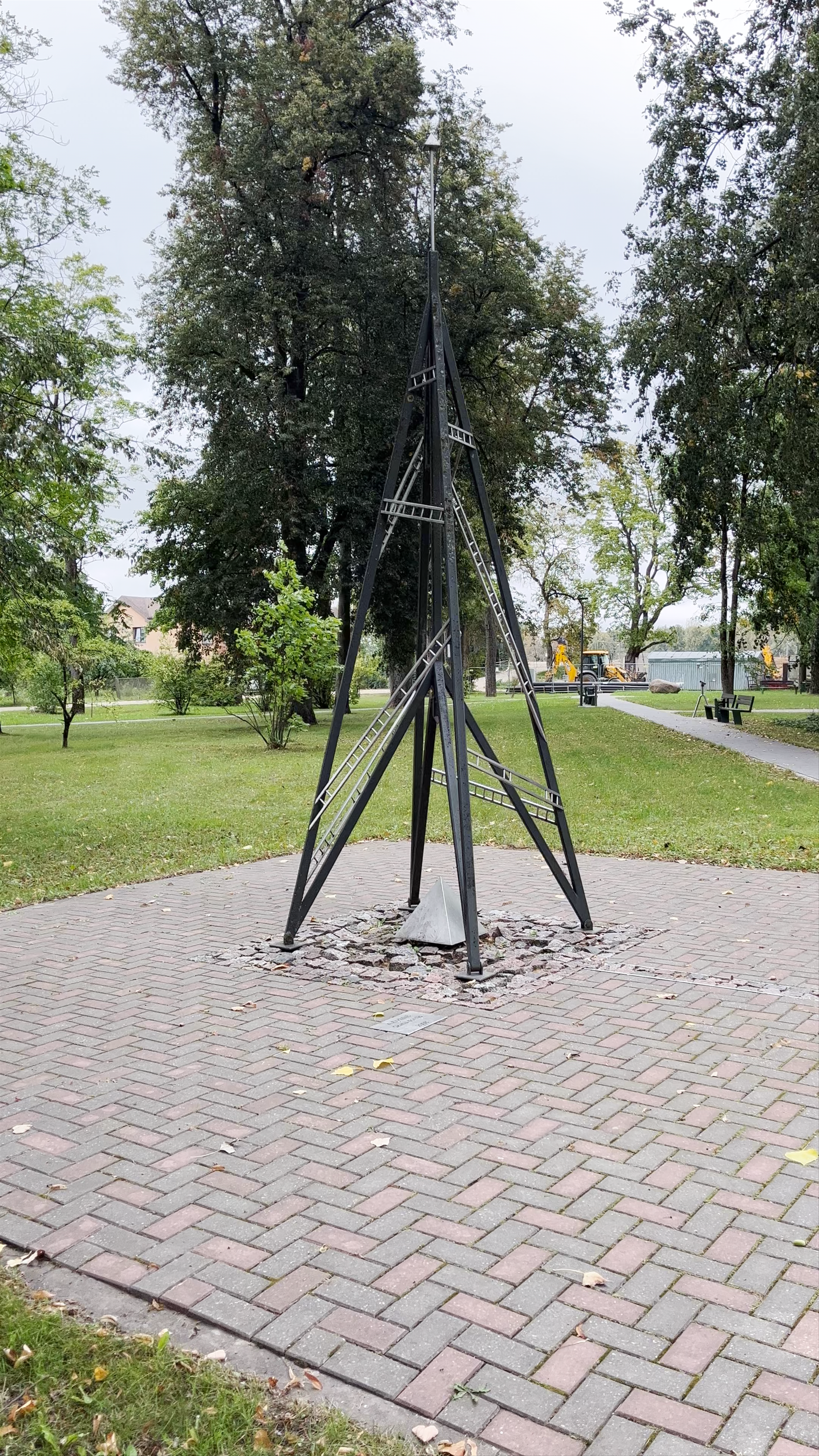 Struve Geodetic Arc Point in Jēkabpils, Latvia