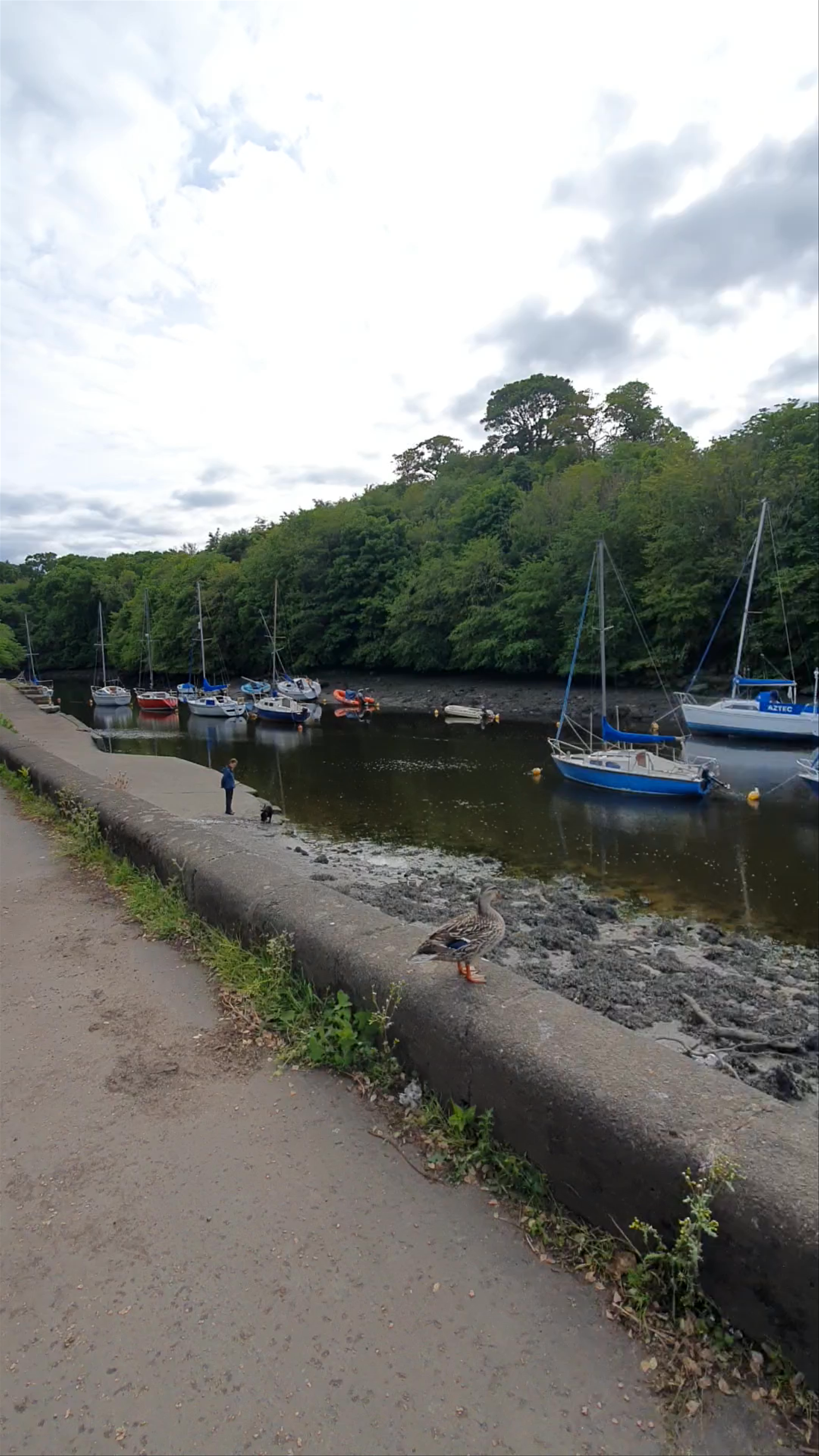 Serene Cramond Beach Harbour Walk in Edinburgh
