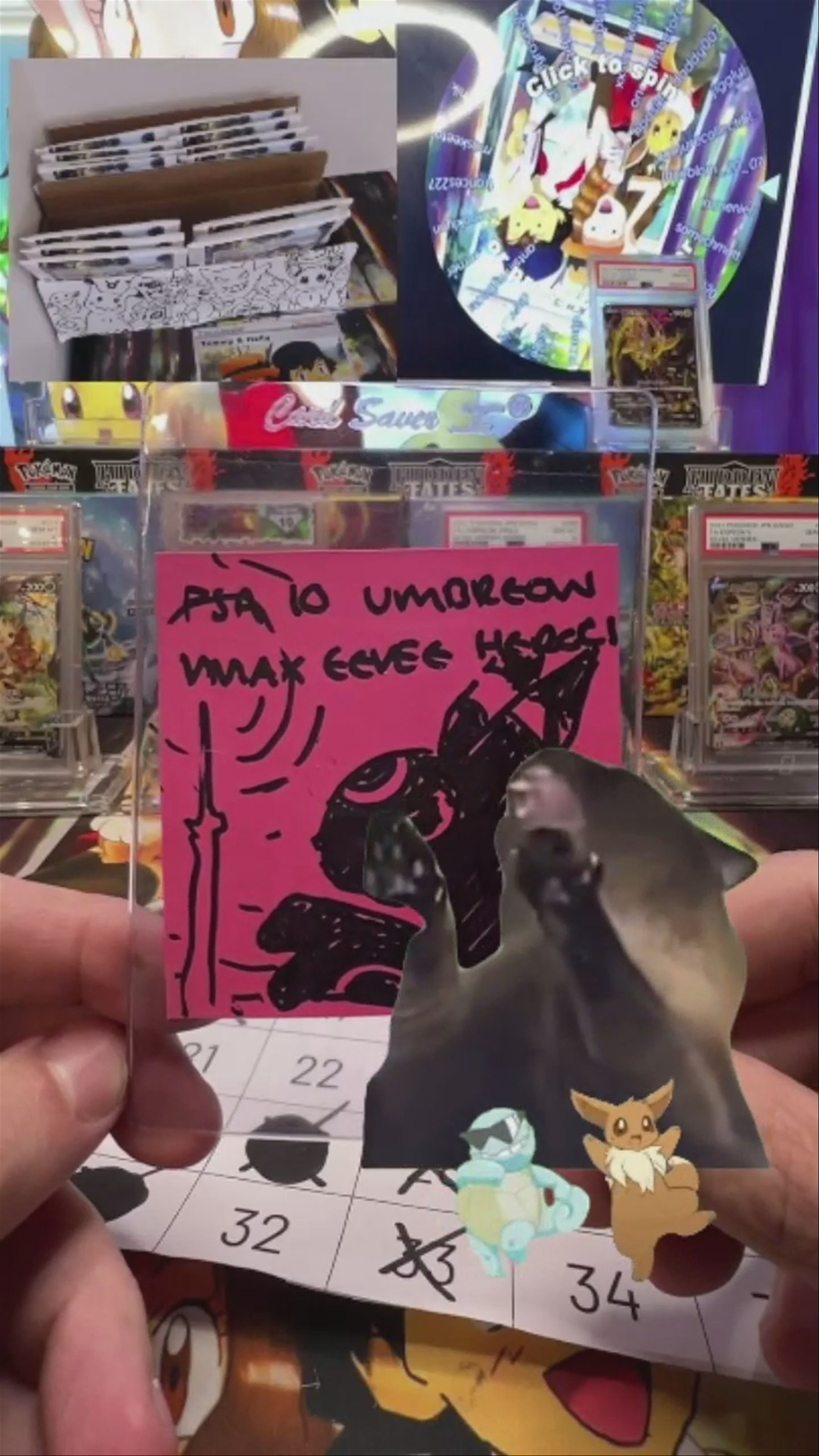 Japanese Moonbreon PSA 10 pulled from our Mystery bags 🙀