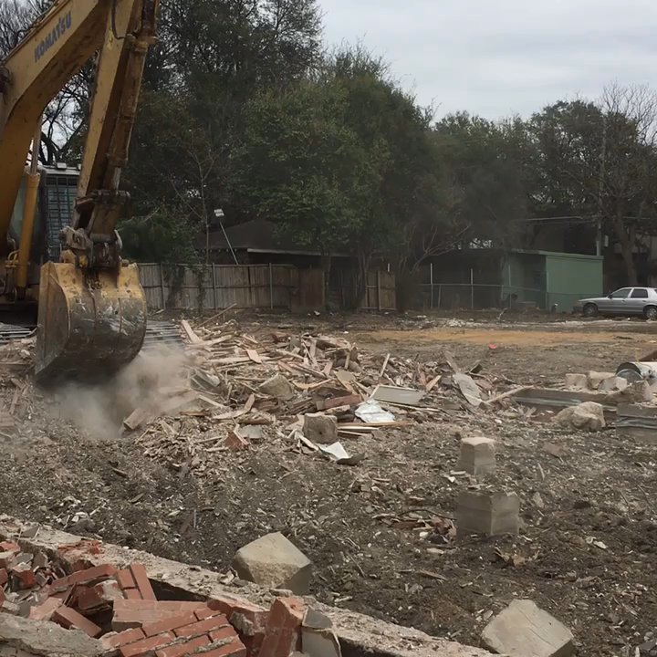 Billy L. Nabors Demolition - This is a video of the dust blowing onto our house. - Demolition Services Near Me - Seagoville, Texas