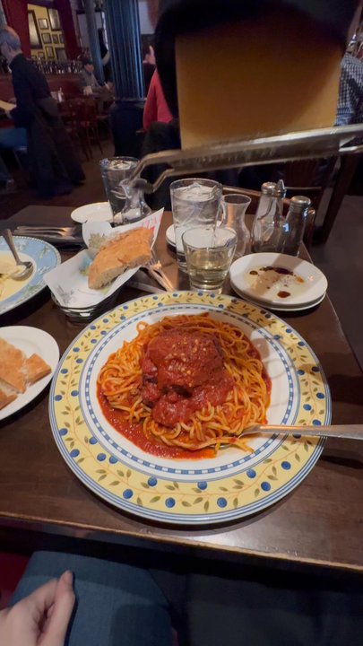 Marcella's - Parmesan on spaghetti - Italian Near Me - Columbus, Ohio
