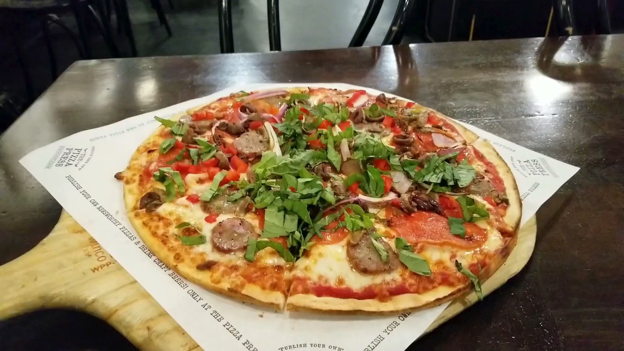 The Pizza Press - Have a pizza my heart - Salad Near Me - Orange, California