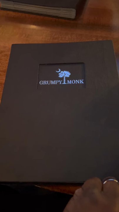 The Grumpy Monk - The menu is a book...nice - Pubs Near Me - Myrtle Beach, South Carolina