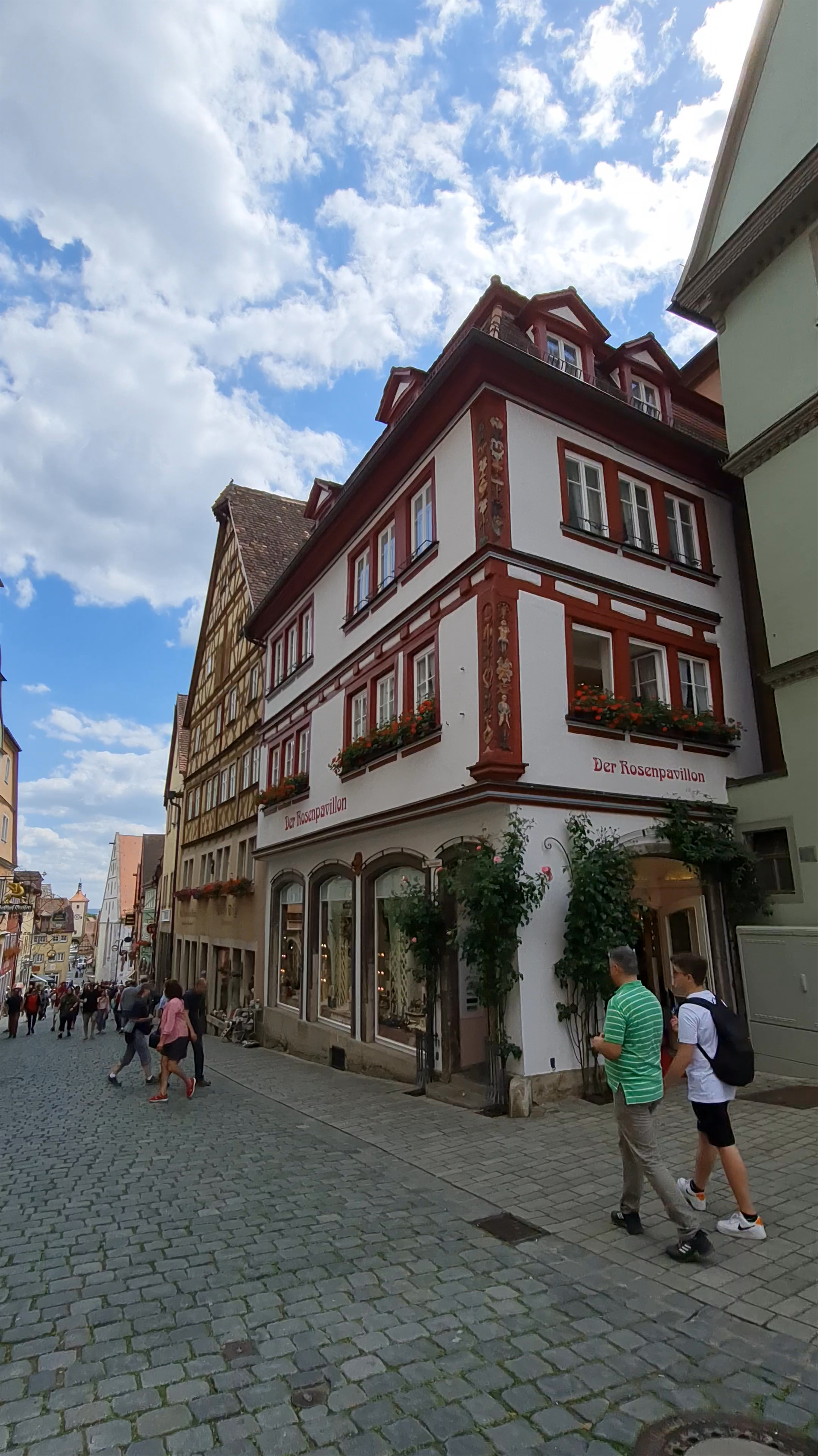 Charming Stroll Through Marktplatz in Rothenburg ob der Tauber