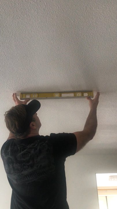 PRC Restoration - My ceiling looks awful. Waiting for them to come back and fix it or provide credit to hire another contractor for finished carpentry. - General Contractors Near Me - Carson, California