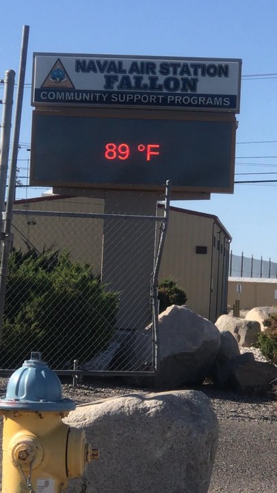 Naval Air Station Fallon - 9/17/2018:  Proof I was here~No fake checking-in! - Public Services & Government Near Me - Fallon, Nevada