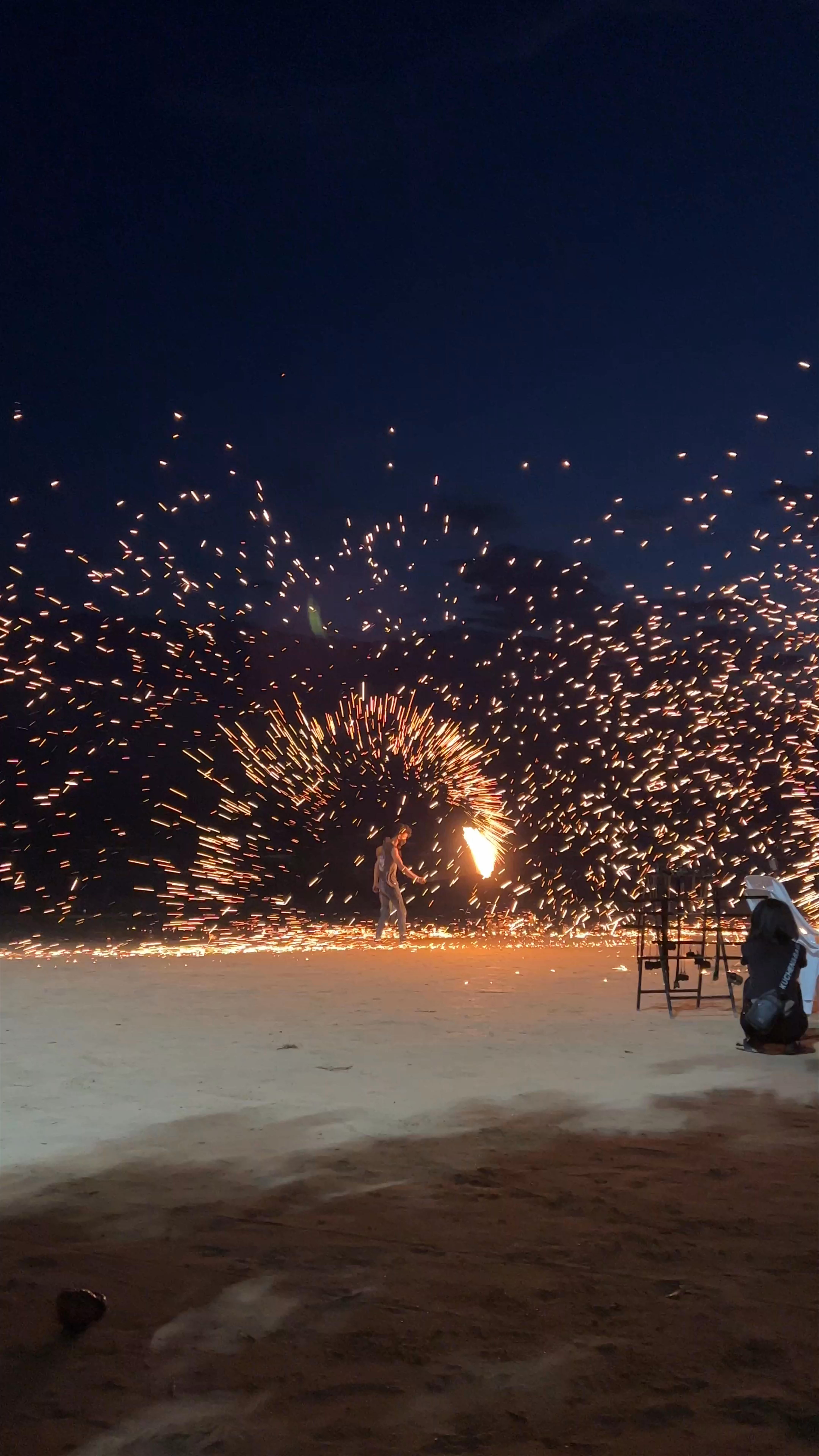 Fiery Night Spectacle: Fire Show Boys in Ao Nang, Krabi