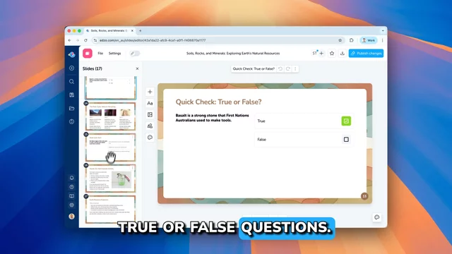 Create interactive learning activities in minutes