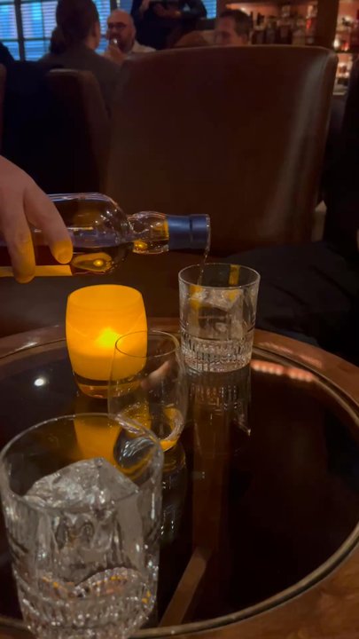 Brandy Library - Pour if the royal brackla scotch - New American Near Me - New York, New York