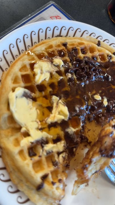 Waffle House - Chocolate Chip Waffle - Breakfast & Brunch Near Me - Frederick, Maryland