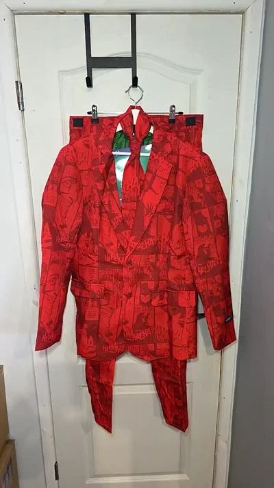 Suitmeister DC Comics Scarlet Joker Novelty Suit & Tie Set