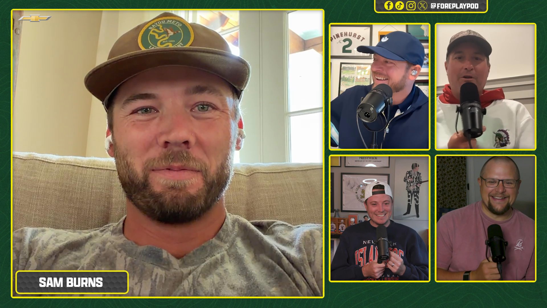 Sam Burns Reflects On His Major Championship Heartbreaks