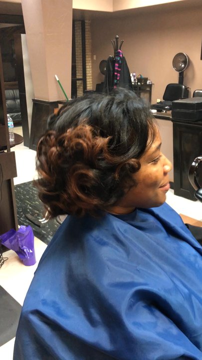 Joyous Look - Finish product, Thanks to Mrs. Leandra. - Hair Salons Near Me - Merrillville, Indiana