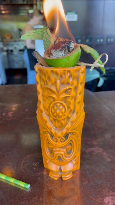 Six Arms - Tiki juice on fire - Pubs Near Me - Seattle, Washington