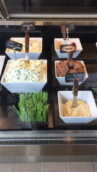 Bgl - Great choices of different flavored cream cheeses... - Fast Food Near Me - Nutley, New Jersey