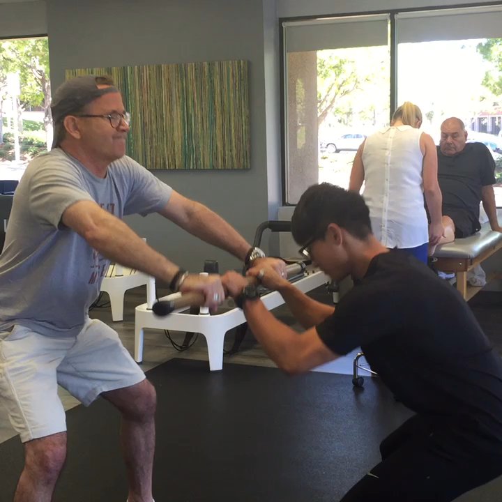 Core Performance Physical Therapy - Excellent PT with Devin doing challenging exercises.  everyone at Core performance is extremely competent. - Physical Therapy Near Me - Newport Beach, California