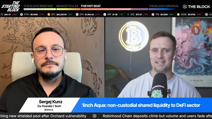 1inch Aqua unlocks shared liquidity with CEO Sergej Kunz