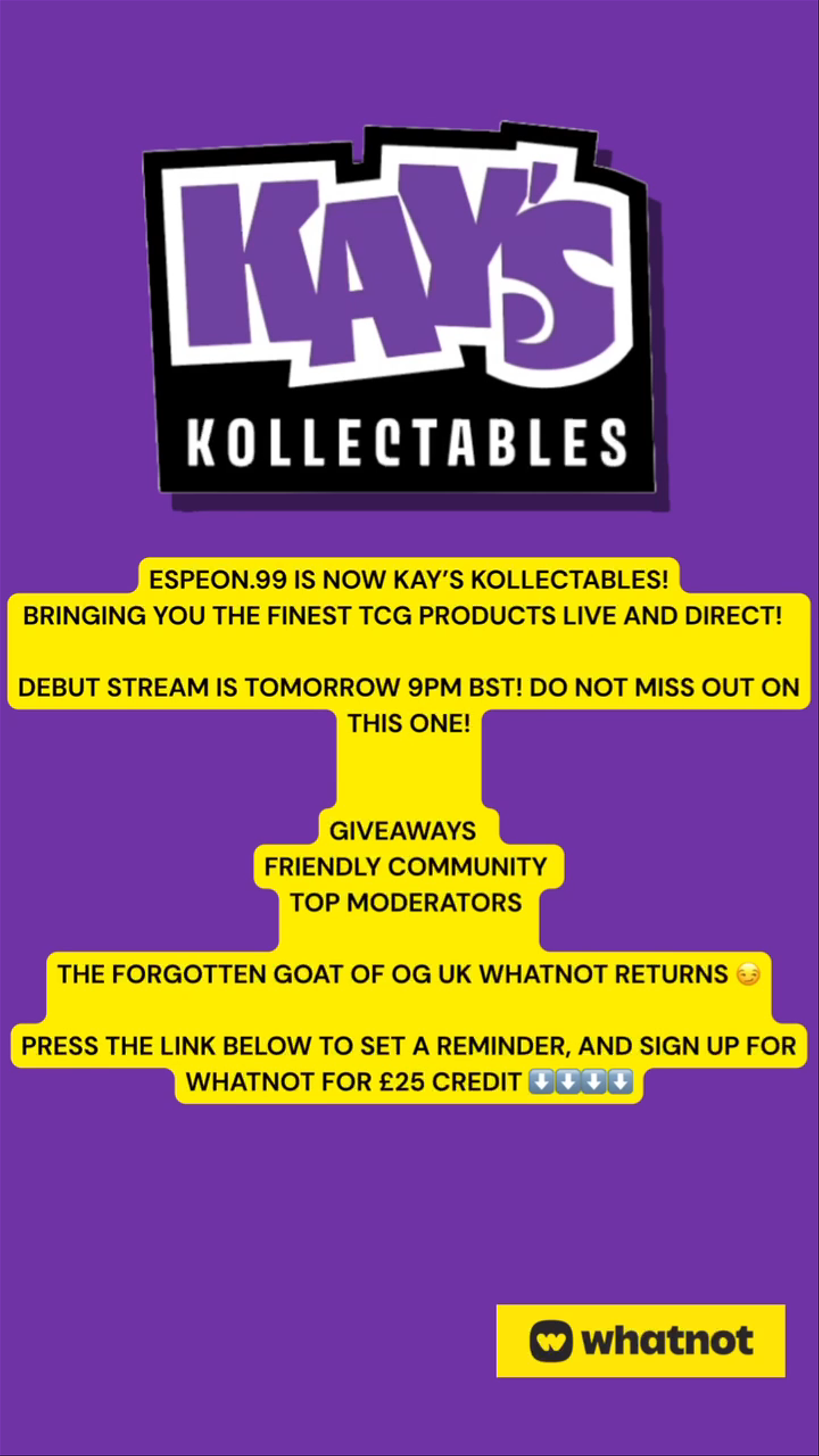 Thumbnail for live show