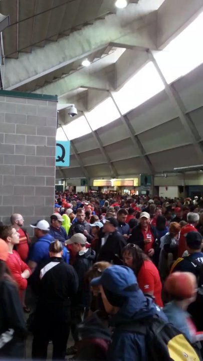 Commonwealth Stadium - Waiting out the rain before Canada vs New Zealand! - Stadiums & Arenas Near Me - Edmonton, Alberta